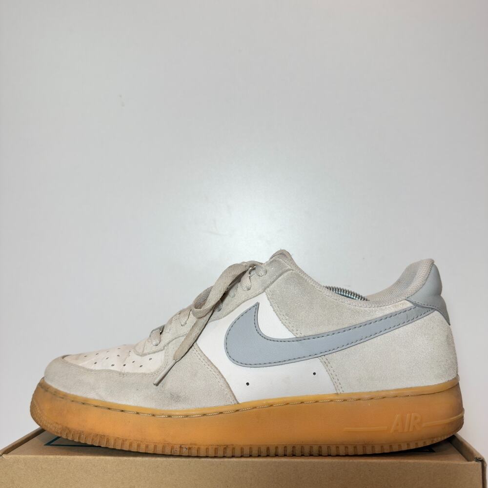 Nike Air Force 1 '07 LV8 Mens Size 13 Phantom Smoke Gray Gum Leather Sneakers